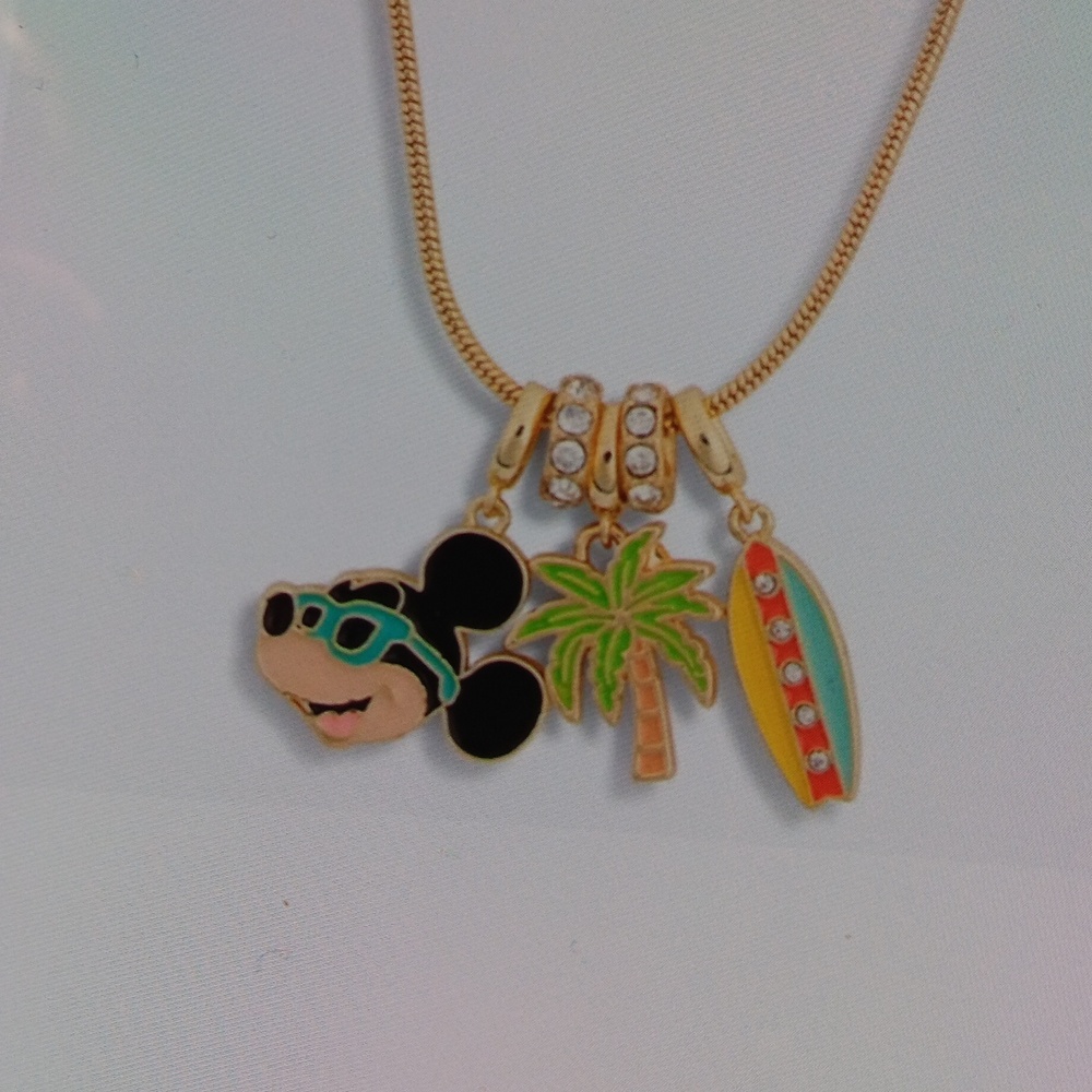 Disney Mickey Summer Charm Necklace NWT - Picture 5 of 5